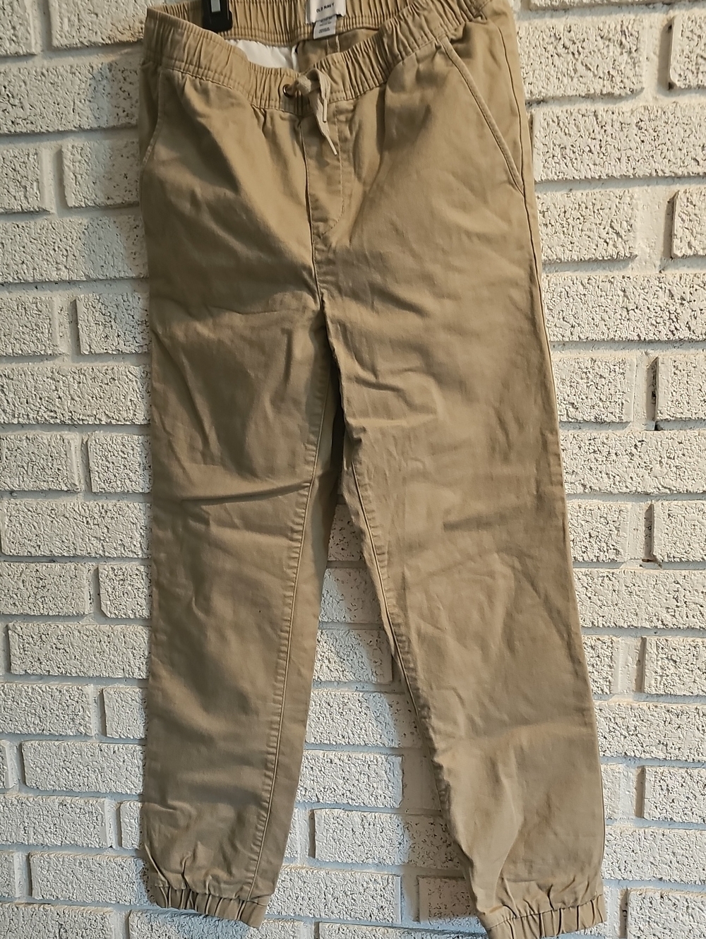 Old Navy Khaki Elastic-Waist Jogger Pants